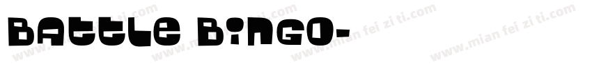 Battle Bingo字体转换